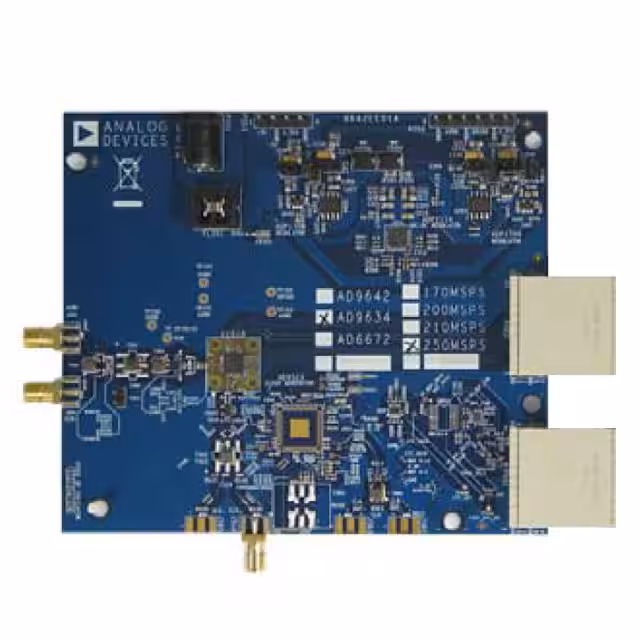 AD9634-250EBZ Analog Devices Inc.  Cartes d'évaluation - Convertisseurs analogique-numérique (CAN)